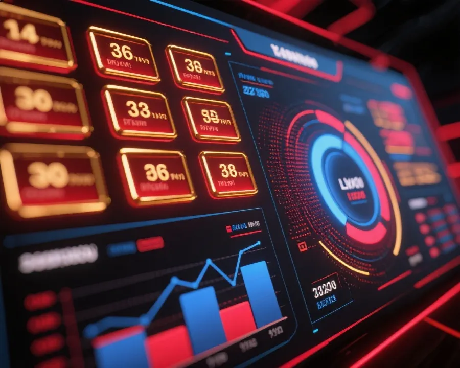 澳洲幸運8即時開獎與數據介面示意圖